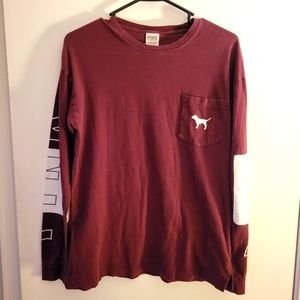 VS PINK Campus long sleeve Size SM